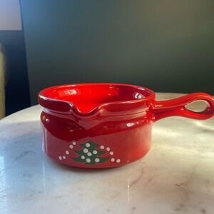 Waechtersbach Christmas Tree Sauce or Dressing Boat